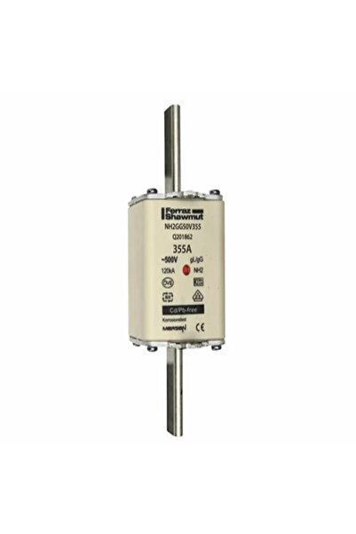 mersen Q201862 NH Sigorta 355A 500V AC / 250V DC gG Çift Gösterge – 3’lü Paket