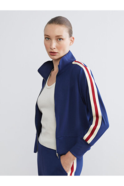 LC Waikiki Dik Yaka Kadın Fermuarlı Sweatshirt