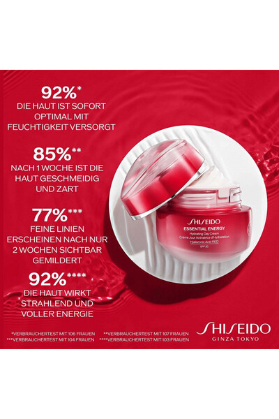 Shiseido Day Cream, Essential Energy, Day, Cream, For Face, SPF 20, 50 ml Reserve