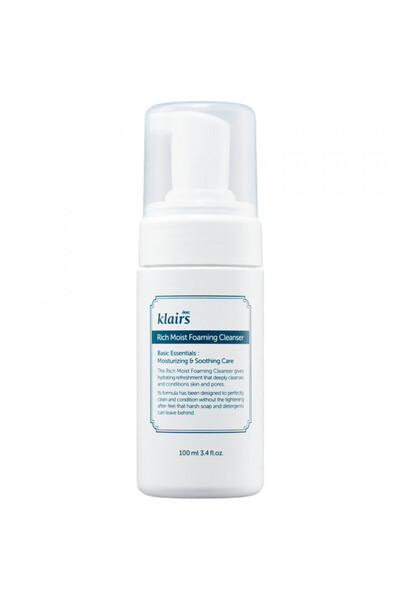 Dear Klairs Spumă de curățare hidratantă bogată Klairs, 100 ml