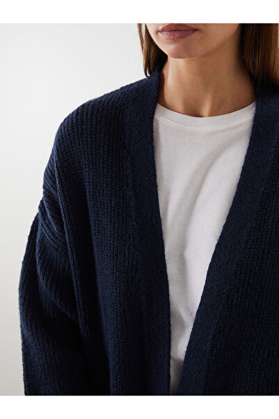 LC Waikiki Peak Yeni Sezon Şal Yaka Oversize Kadın Triko Hırka