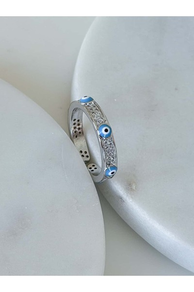 CHARMLUCKY Stone Evil Eye Ring