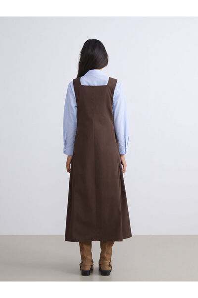 LC Waikiki İzr Yeni Sezon Kare Yaka Jile Elbise