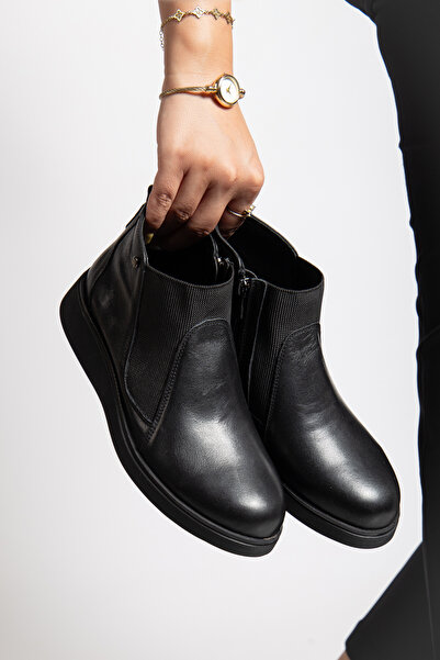 Elile Shoes Hakiki Deri 36 Numaradan 41-42 Numaraya Kadar Kadın Kışlık Bot