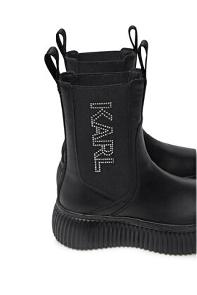 Karl Lagerfeld Γυναικείες μπότες Chelsea μαύρες KARL LAGERFELD-KL42343 000 BL...