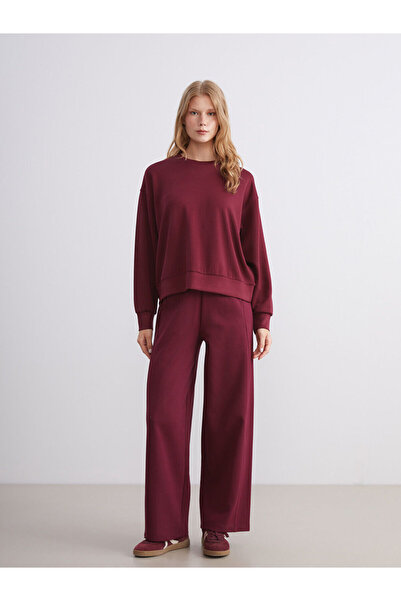 LC Waikiki Peak Yeni Sezon Beli Lastikli Geniş Paça Kadın Eşofman Altı