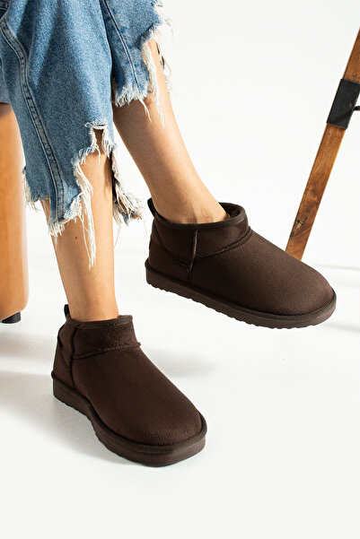 FUES Kadın İçi Kürklü Sıcacık Bot