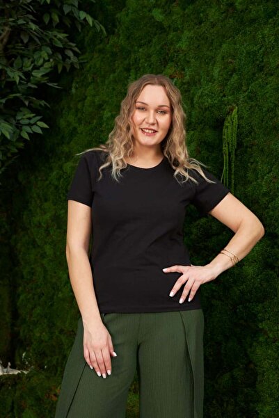 RMG Gamze Moda Oversized Circular Neck T-Shirt