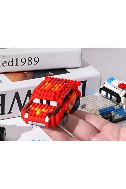 DEK Bricks Cars Filmi Karakterleri Koleksiyonluk 2’li Yapı Blok–Lightning McQueen Mater Figürleri