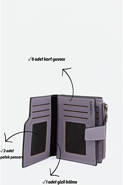 Mazel Design 6633 Genuine Leather Wallet - Imported Wallet with Multi-Card Slots and Zippered Coin Compartment