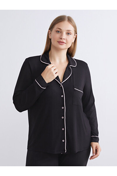 LC Waikiki İzr New Season Shirt Collar Women's Pajama Set