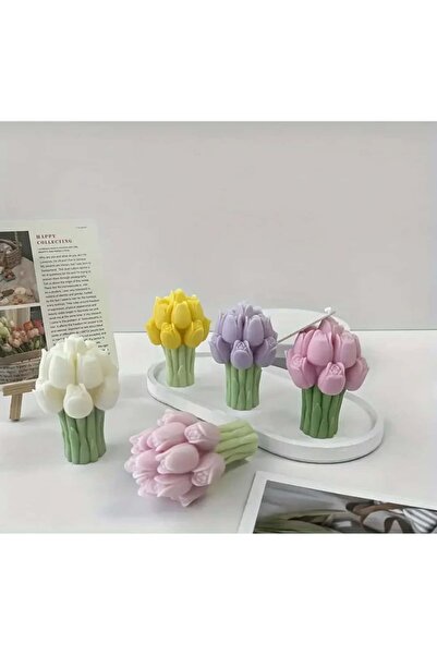 Genel Markalar Lale Buketi Silikon Kalıp – Mum, Beton, Alçı ve Sabun Döküm Ka...