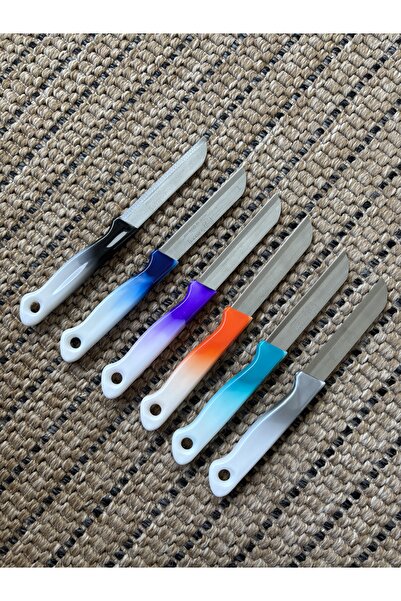 Solingen Ebruli Tırtıklı 6 adet Meyve Sebze Bıçağı