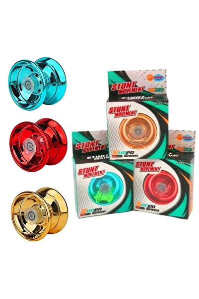 Luminoo SEVİMLİ YOYO METALİK RENK GÖVDE VE İPLİ SÜPER HIZLI - STRES VE OYUN İÇİN