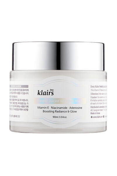 Dear Klairs Klairs Freshly Juiced Vitamin E Cream Mask, 90 ml