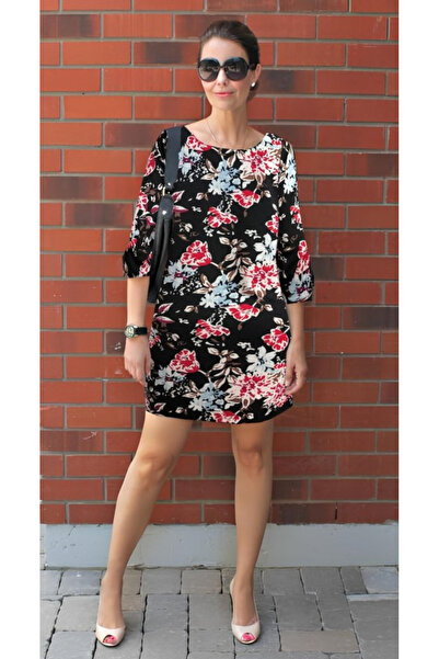 JANES Γυναικείο μακρυμάνικο φόρεμα με λαιμόκοψη Diver Mini Size