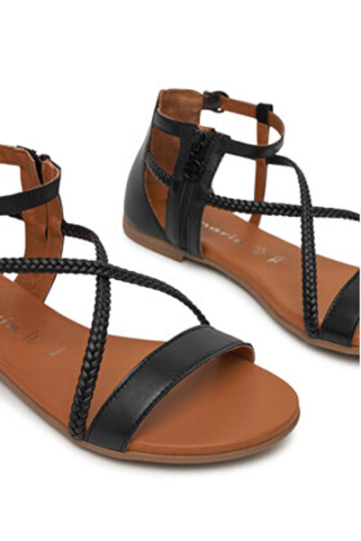 Tamaris Γυναικεία Σανδάλια μαύρα TAMARIS-1-28138-44 001 ΜΑΥΡΑ