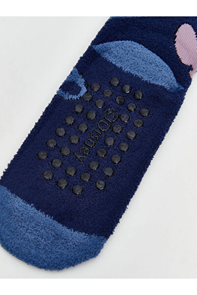 LC Waikiki Peak Yeni Sezon Stitch Baskılı Kadın Ev Çorabı