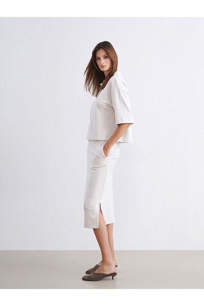 LC Waikiki Özmarka Нова колекция Пола с еластична талия и цепка