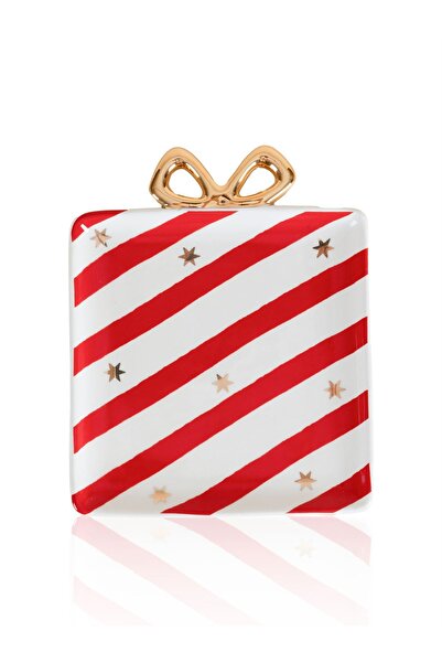 RİVO HOME DECOR Christmas Serving Plate 17X14 cm