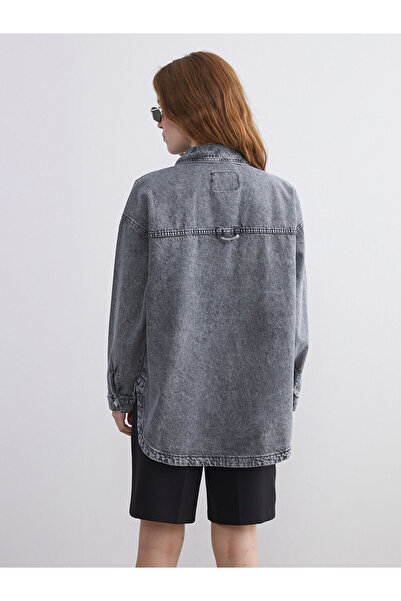 LC Waikiki İzr Yeni Sezon Kadın Jean Gömlek Ceket