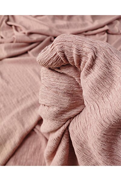 Kumaş Parça Țesătură din jerseu în culoarea roz pastel (lățime 120 cm x lungi...