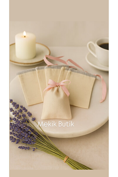 MEKİK BUTİK 10 قطع من أكياس القماش الساتان الوردي مقاس 10x15 - كيس هدايا - كي...