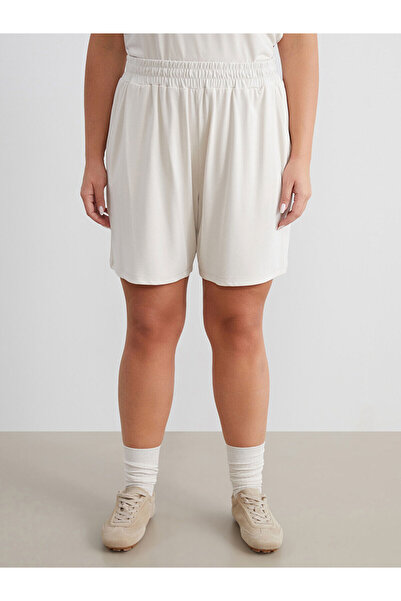 LC Waikiki Vizyon New Season Elastic Waist Modal Blend Women's Shorts