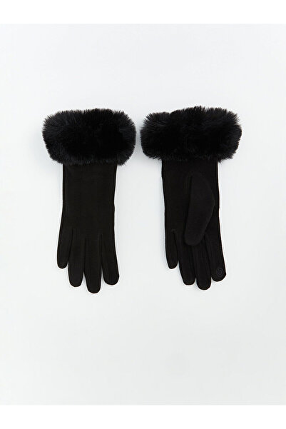 LC Waikiki Furry Women's Gloves (W5)