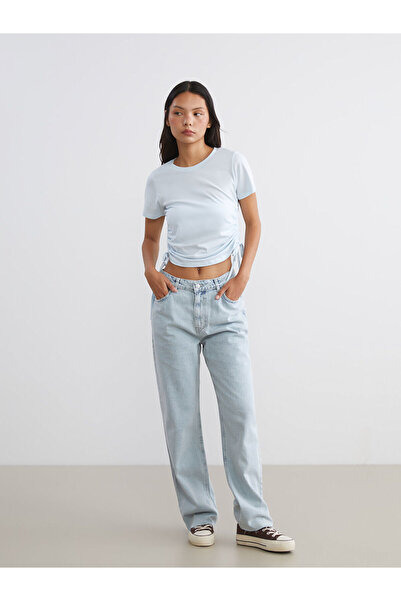 LC Waikiki Tricou pentru femei Vision New Season guler rotund cu șnur