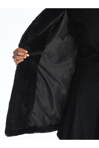 LC Waikiki Özmarka New Season Jacket Collar Women's Plush Coat