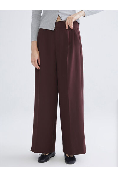 LC Waikiki Γυναικείο παντελόνι Loose Fit Wide Leg (W5)