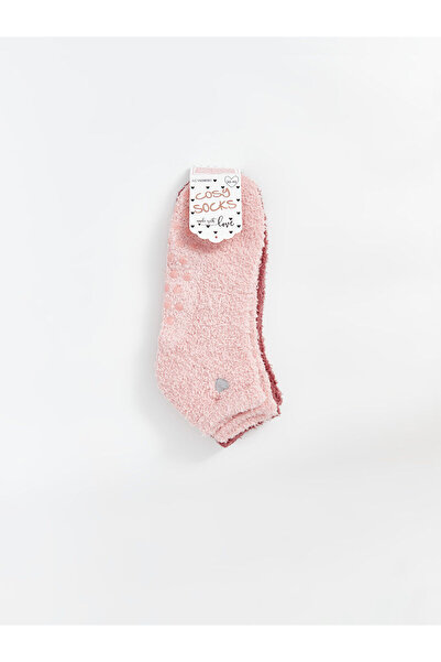 LC Waikiki LCW Бродирани дамски чорапи за дома, 2 чифта (W5)