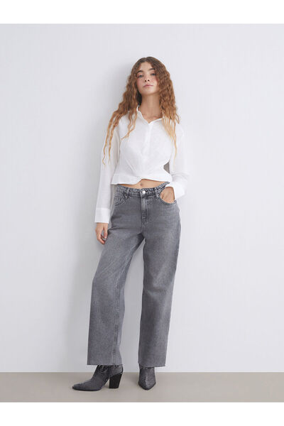 LC Waikiki Pantaloni de blugi pentru femei cu croiala dreaptă (W5)