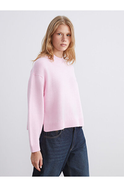 LC Waikiki Özmarka New Season Crew Neck Oversize Women's Knitwear Sweater