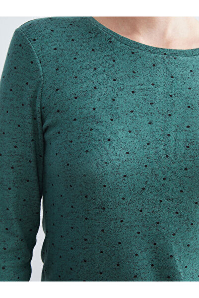 LC Waikiki Γυναικείο κορμάκι με λαιμόκοψη και πουά