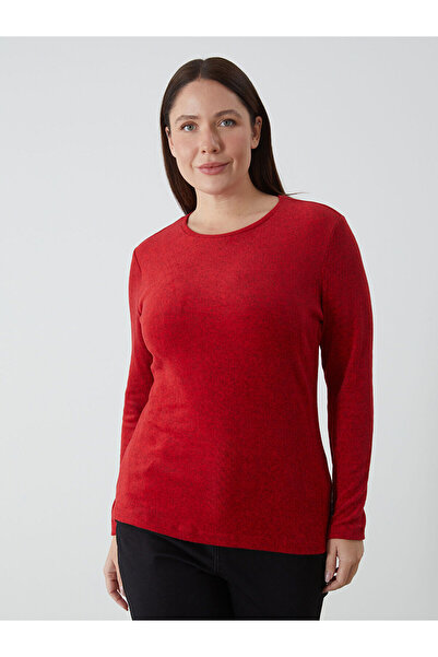 LC Waikiki Red Crew Neck Women's T-Shirt