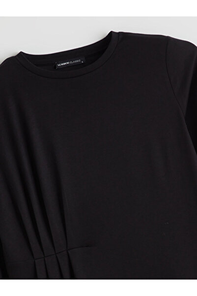 LC Waikiki New Season Crew Neck Gathered Women's Tunic