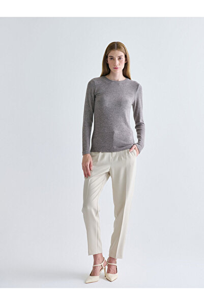 LC Waikiki Brown Crew Neck Women's Bodysuit