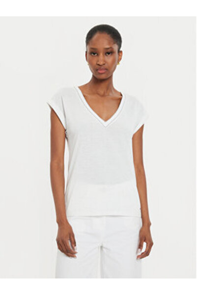 Morgan Γυναικείο T-Shirt λευκό MORGAN-242-DAYA 201 OFF WHITE