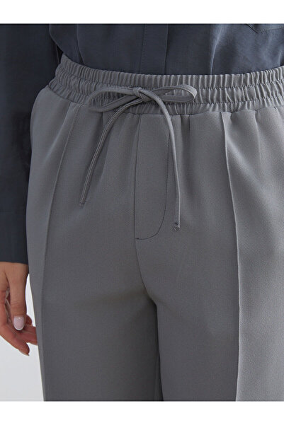 LC Waikiki Lcw Ecogri Elastic Waist Poplin Women's Trousers