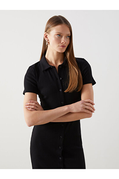 LC Waikiki Hilfa Yeni Sezon Polo Yaka Kadın Bodycon Elbise