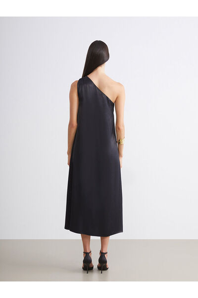 LC Waikiki Vizyon New Season One Shoulder Satin Dress