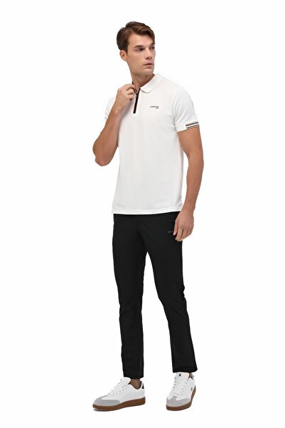 lumberjack ML FRANKY 12BA-111 5PR Ekru Erkek Kısa Kol T-Shirt