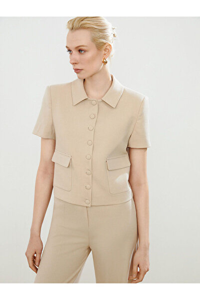 LC Waikiki Shirt Collar Women's Jacket