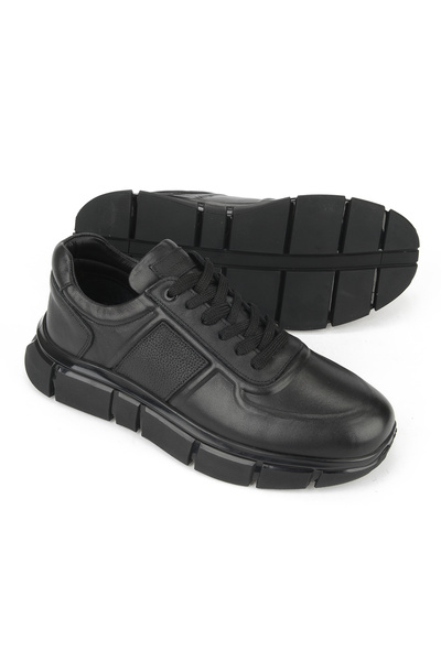 Ziya , Men's Genuine Leather Shoes 1531025Z2510 Black