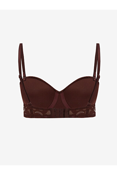 LC Waikiki Sparkling Selections from Shining Store | Underwire Unlined Lace Strapless Bra