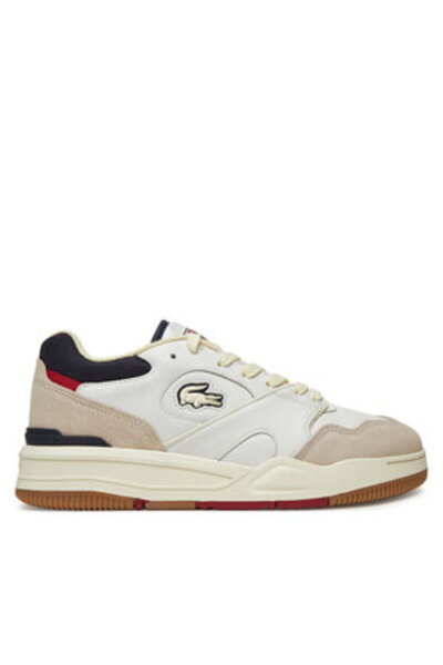 Lacoste Ανδρικά Αθλητικά Παπούτσια Λευκά LACOSTE-748SMA0102 40F OFF WHT/GUM