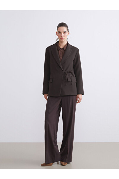 LC Waikiki Kruvaze Yaka Bağlamalı Kadın Blazer Ceket