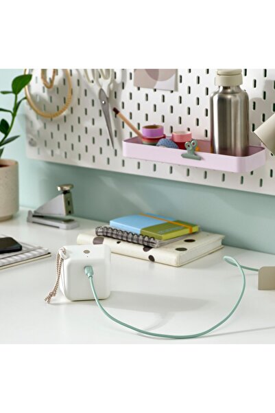 IKEA SITTBRUNN USB-C إلى USB-C، أخضر فاتح، 1.0 متر